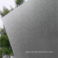 Shower baffle translucent frosted solid polycarbonate sheet